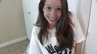 Sevimli GF-dən şirin oral seks