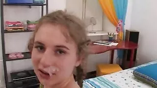 Böyük bir dəyirmi but üçün böyük sik